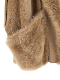 Blancha Toscana Shearling Vest Beige