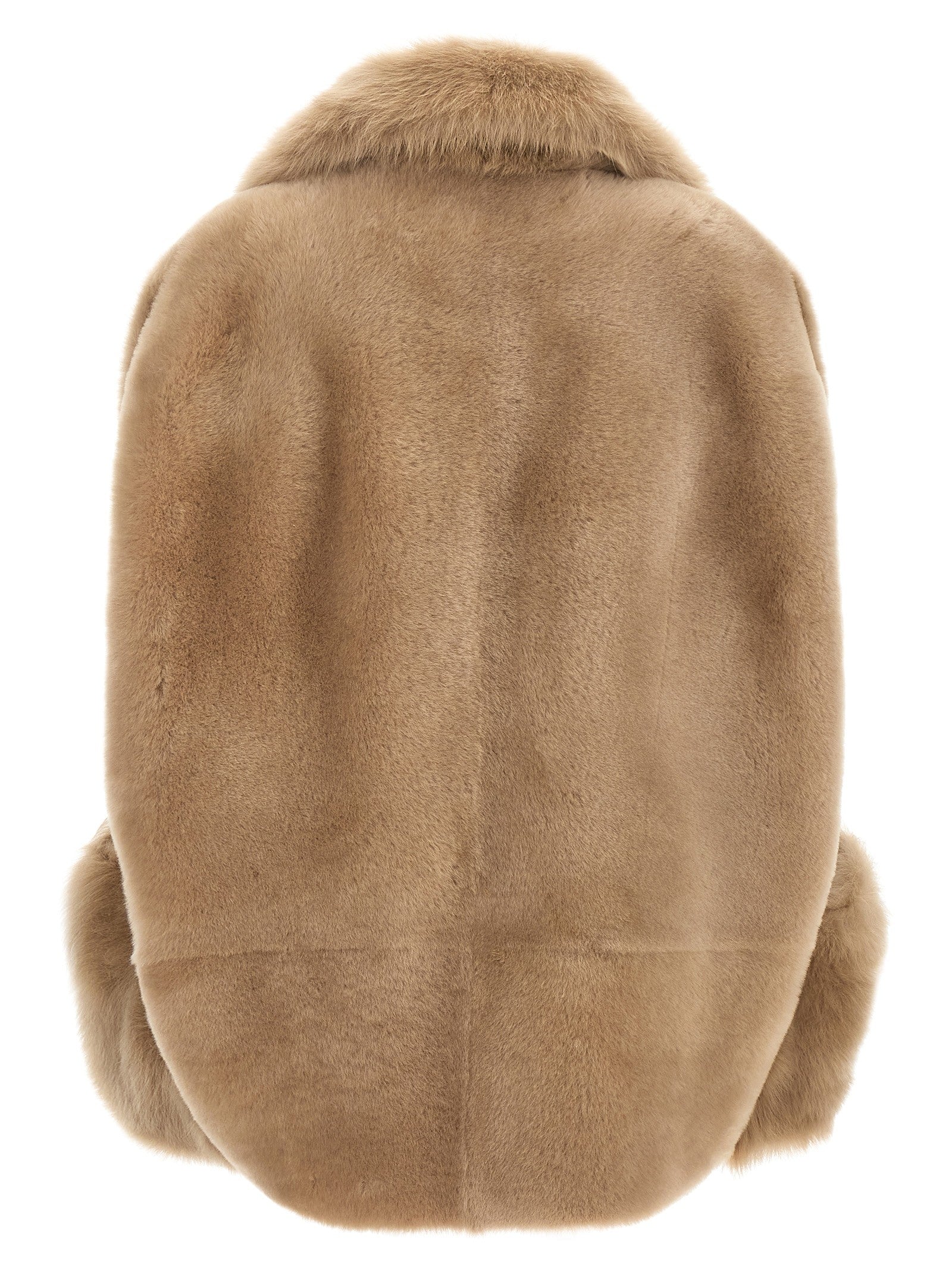 Blancha Toscana Shearling Vest Beige