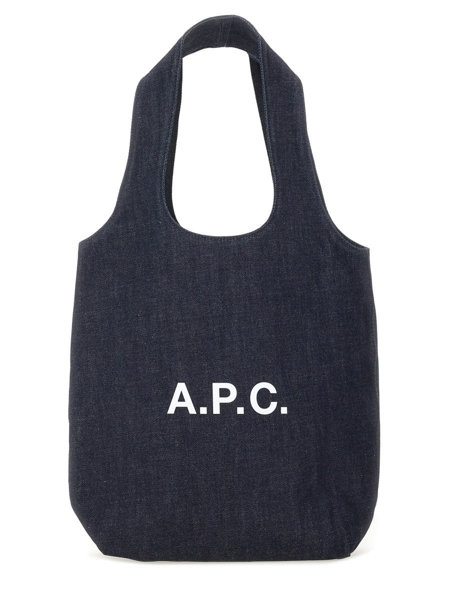 A.P.C Men's Tote Bag Ninon Small Blue