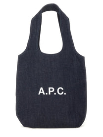 A.P.C Men's Tote Bag Ninon Small Blue