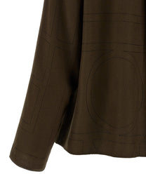 Toteme Toteme Shirt Brown, view 4