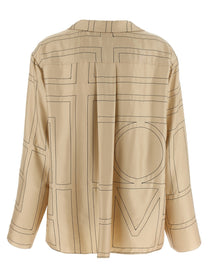 Toteme Women's Pajamas Organic Silk Shirt White, view 2