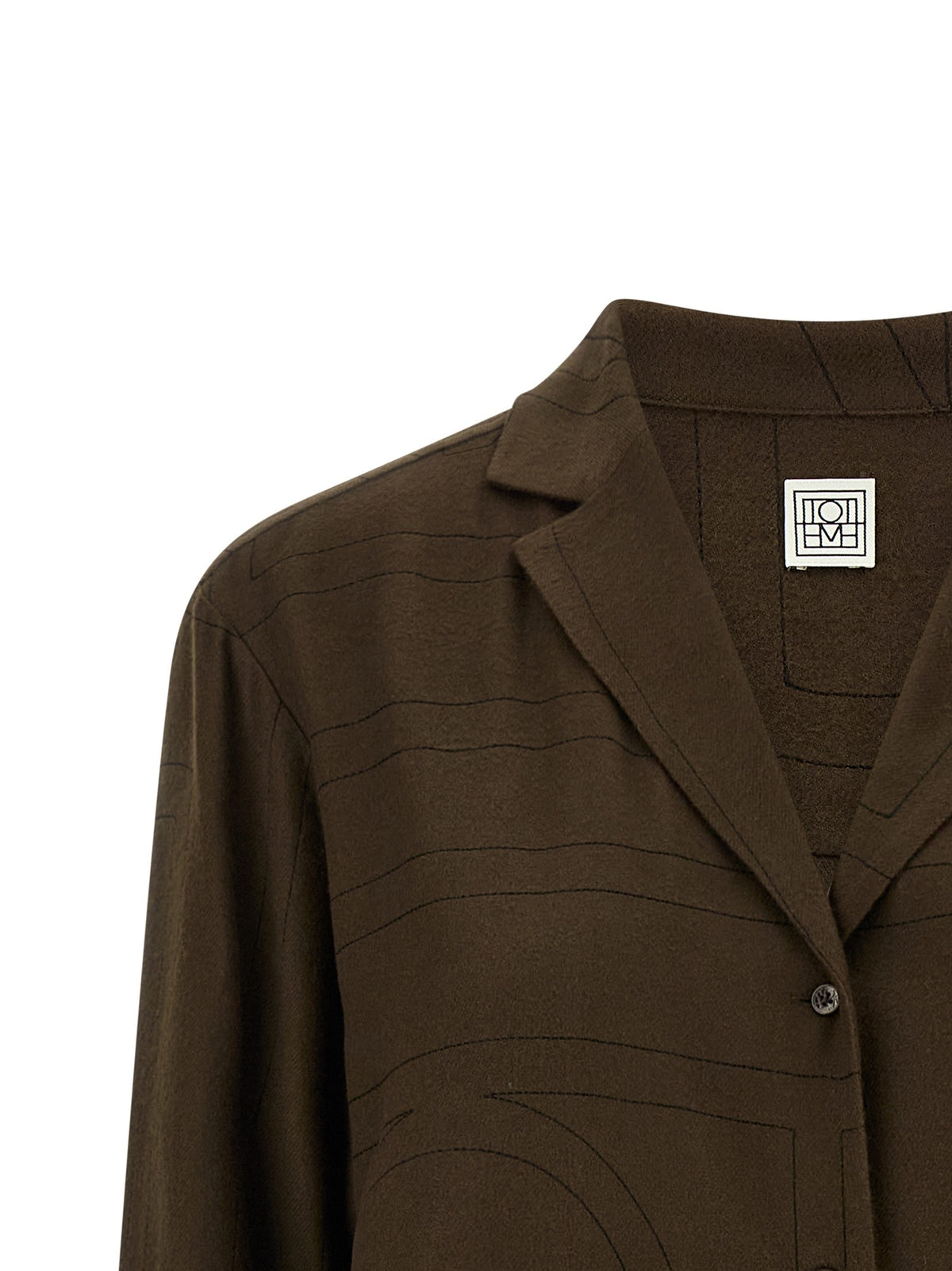 Toteme Toteme Shirt Brown, view 3