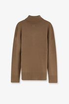 Toteme Women's Cashmere Turtleneck Brown, view 2