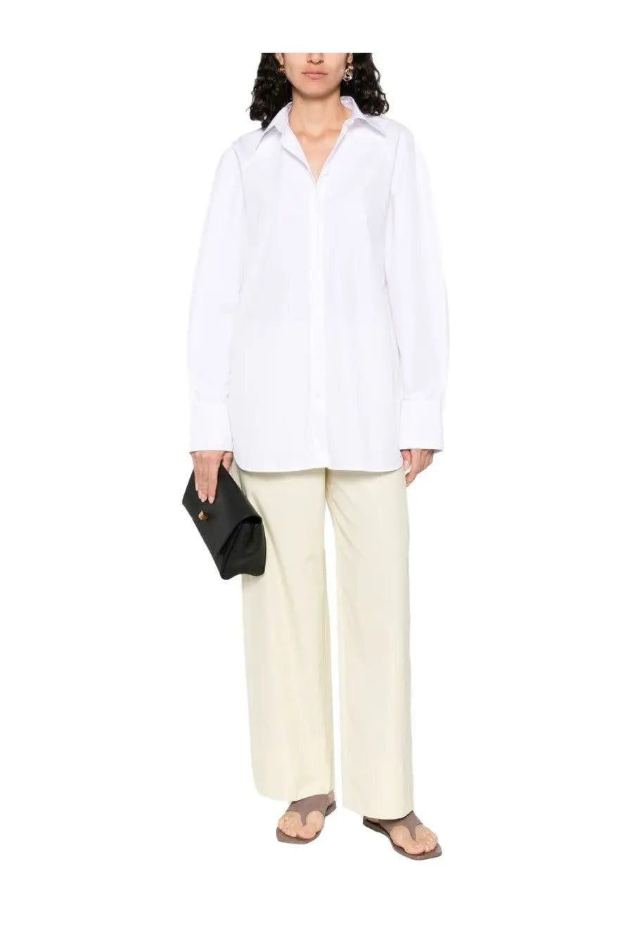 Toteme Women's Cotton Shirt White, view 2