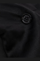 Toteme Women's Cowl Neck Viscose and Linen Shirt Black, view 5
