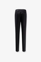 Toteme Women's Easy Raw Edge Viscose and Linen Trousers Black, view 2