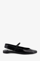 Toteme Women's Leather Ballerinas Black
