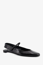 Toteme Women's Leather Ballerinas Black, view 2