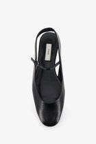 Toteme Women's Leather Ballerinas Black, view 4