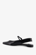 Toteme Women's Leather Ballerinas Black, view 3