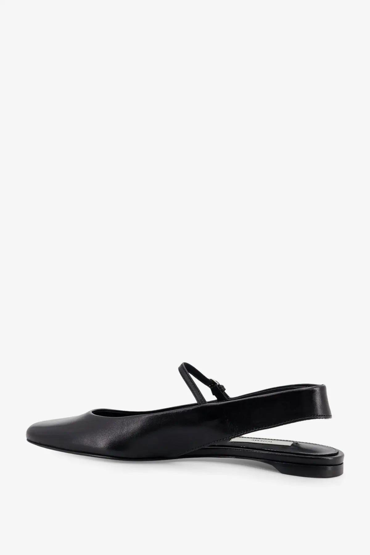 Toteme Women's Leather Ballerinas Black, view 3