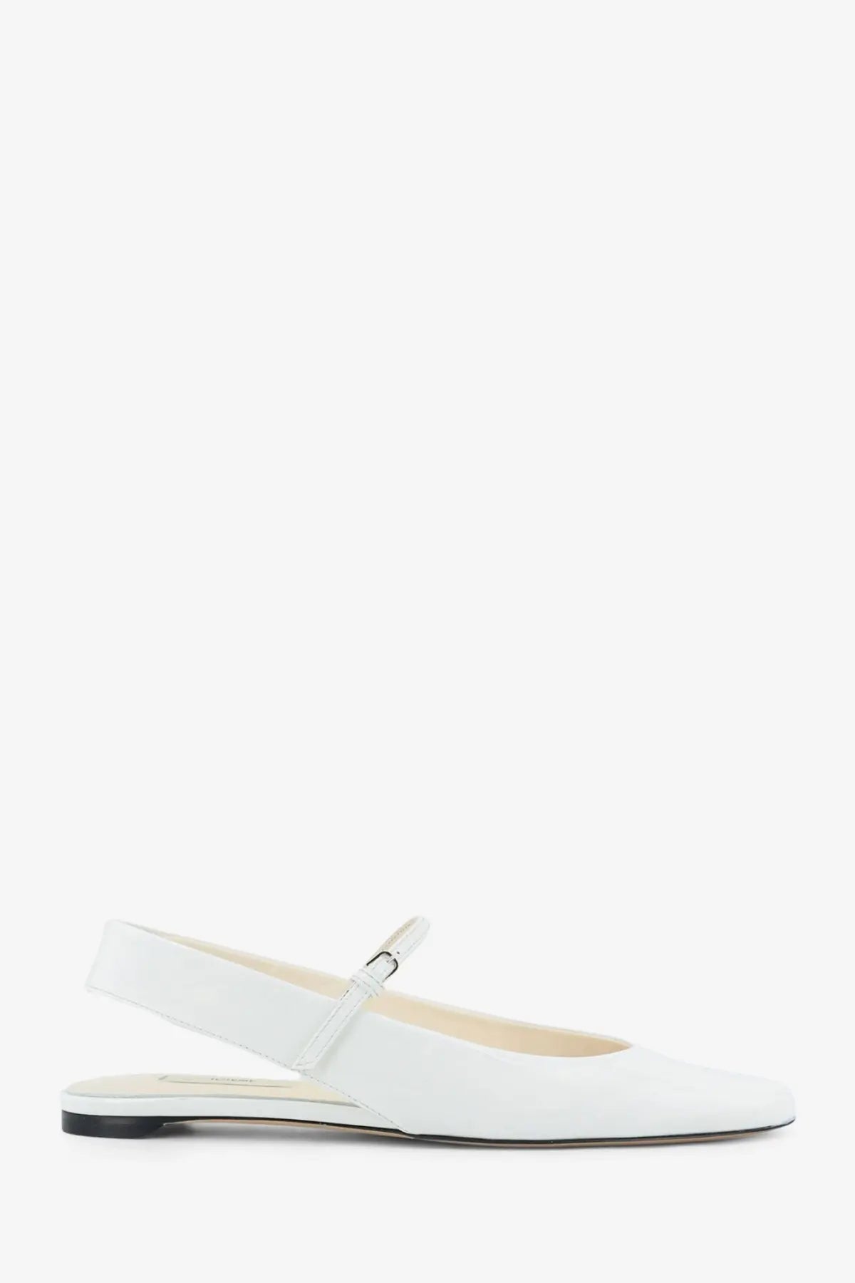 Toteme Women's Leather Ballet Flats White