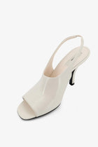 Toteme Women's Leather Contour Sandals White, view 5