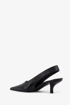 Toteme Women's Leather Décolleté Black, view 4