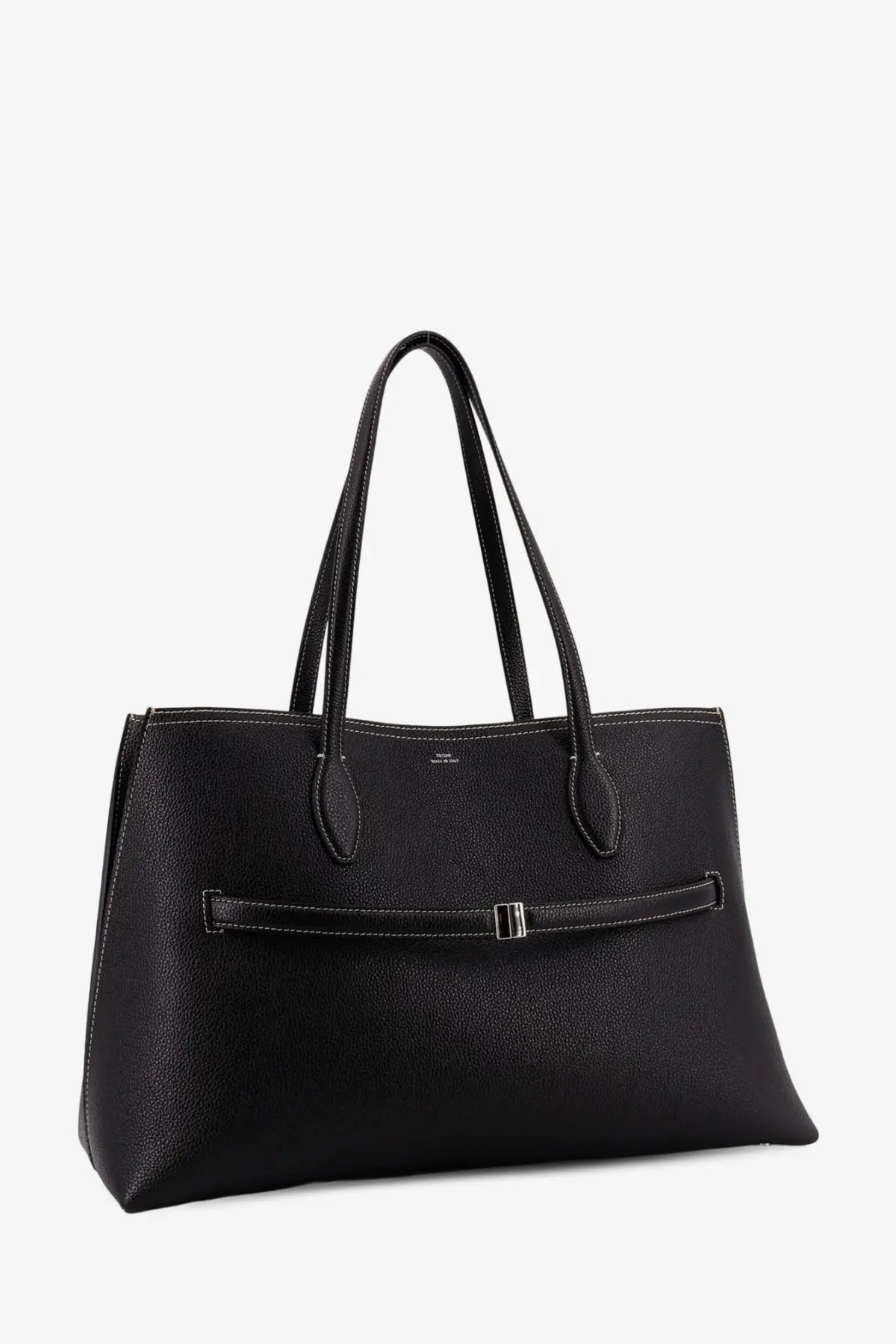 Toteme Women's Leather Shoulder Bag Black, view 4