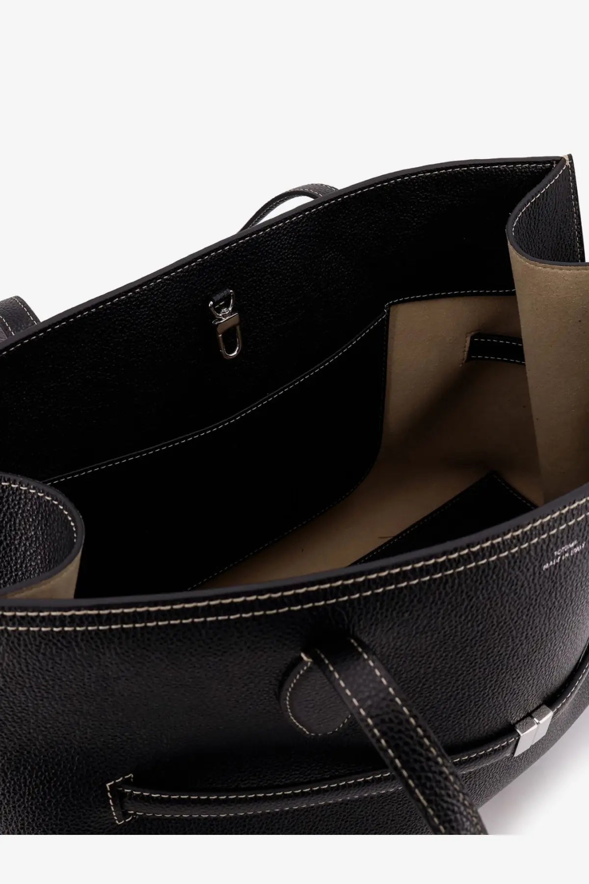 Toteme Women's Leather Shoulder Bag Black, view 5
