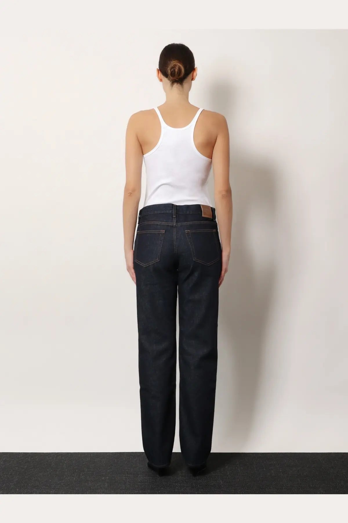 Toteme Women's Low Straight Denim Jeans Blue, view 3