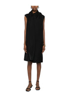 Toteme Women's Midi Dress Scarf Black, view 2