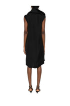 Toteme Women's Midi Dress Scarf Black, view 4