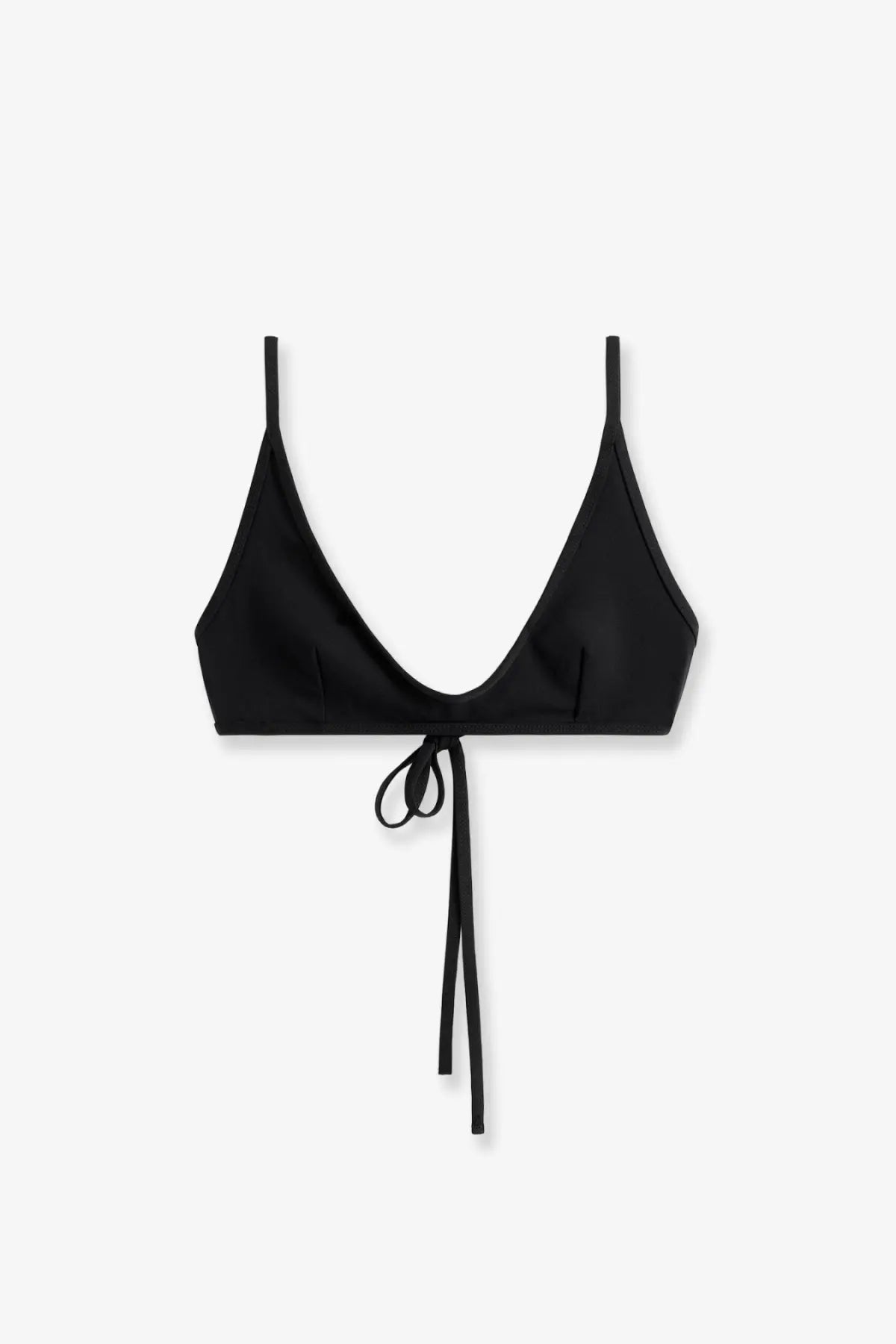 Toteme Women's Nylon Bikini Top Black