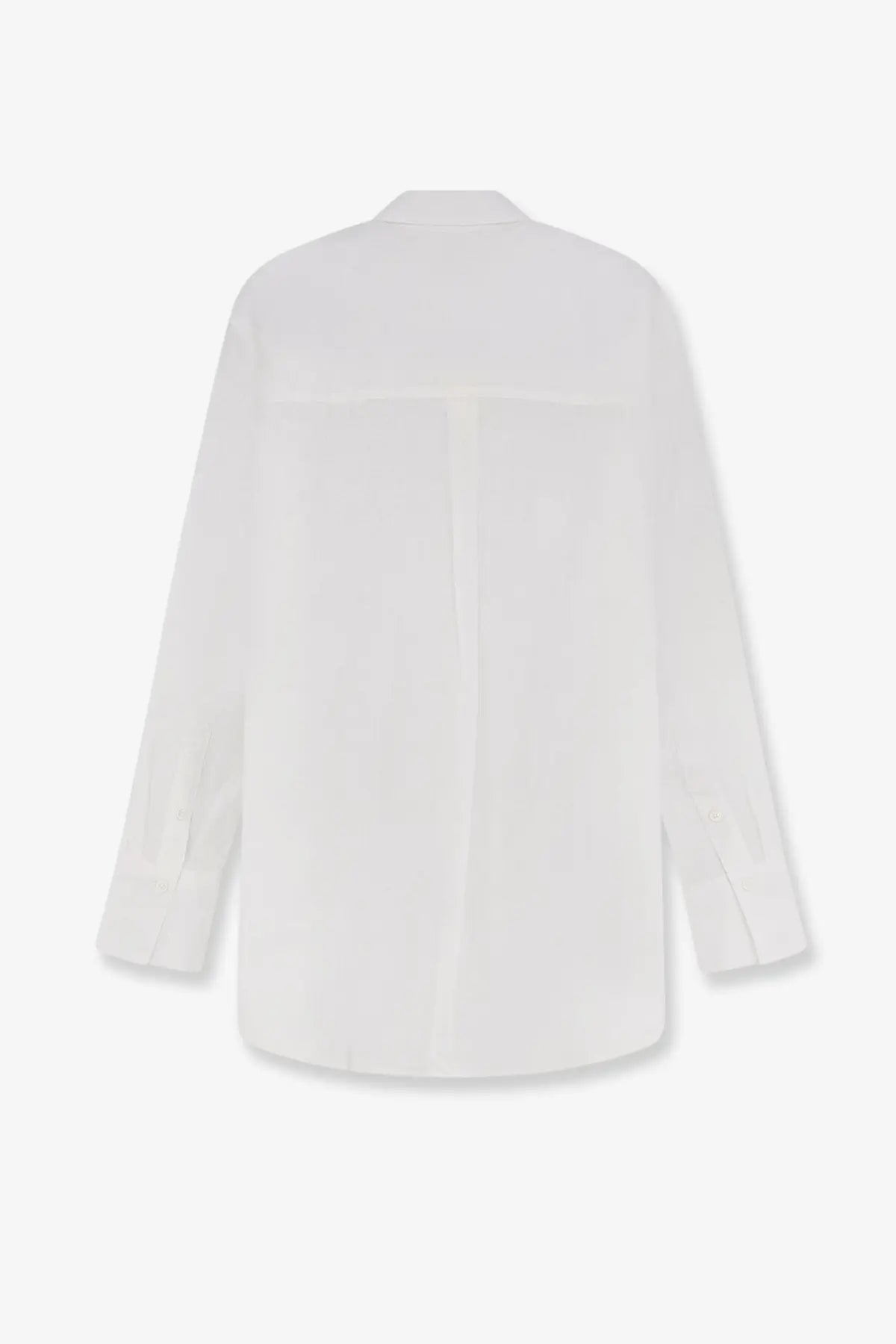 Toteme Women's Oversized Summer Cotton and Linen Shirt White, view 2