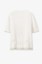 Toteme Women's Pullover Satin Top White, view 2