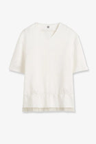 Toteme Women's Pullover Satin Top White