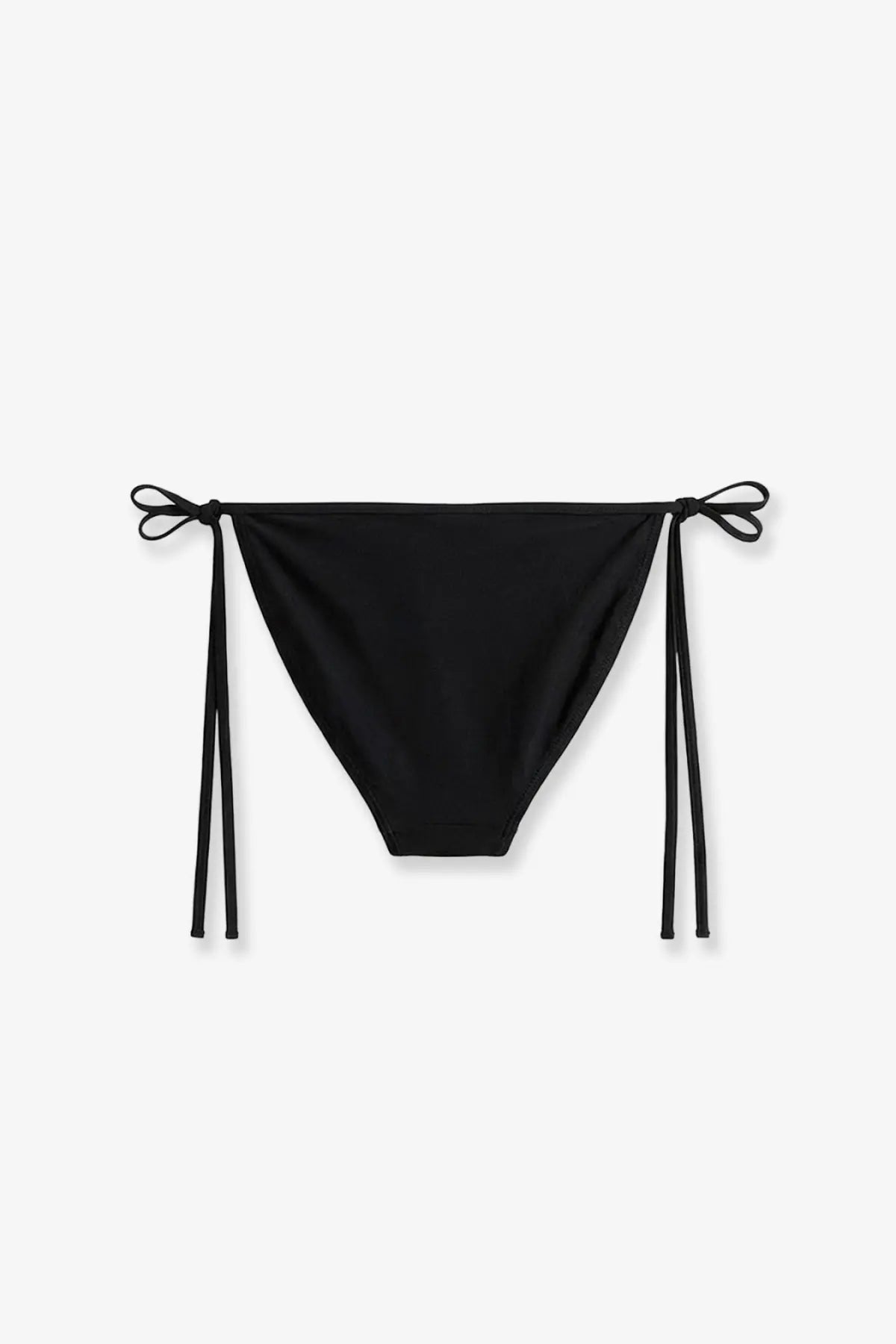 Toteme Women's Scoop Nylon Bikini Bottom Black, view 2