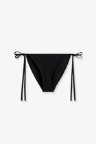 Toteme Women's Scoop Nylon Bikini Bottom Black