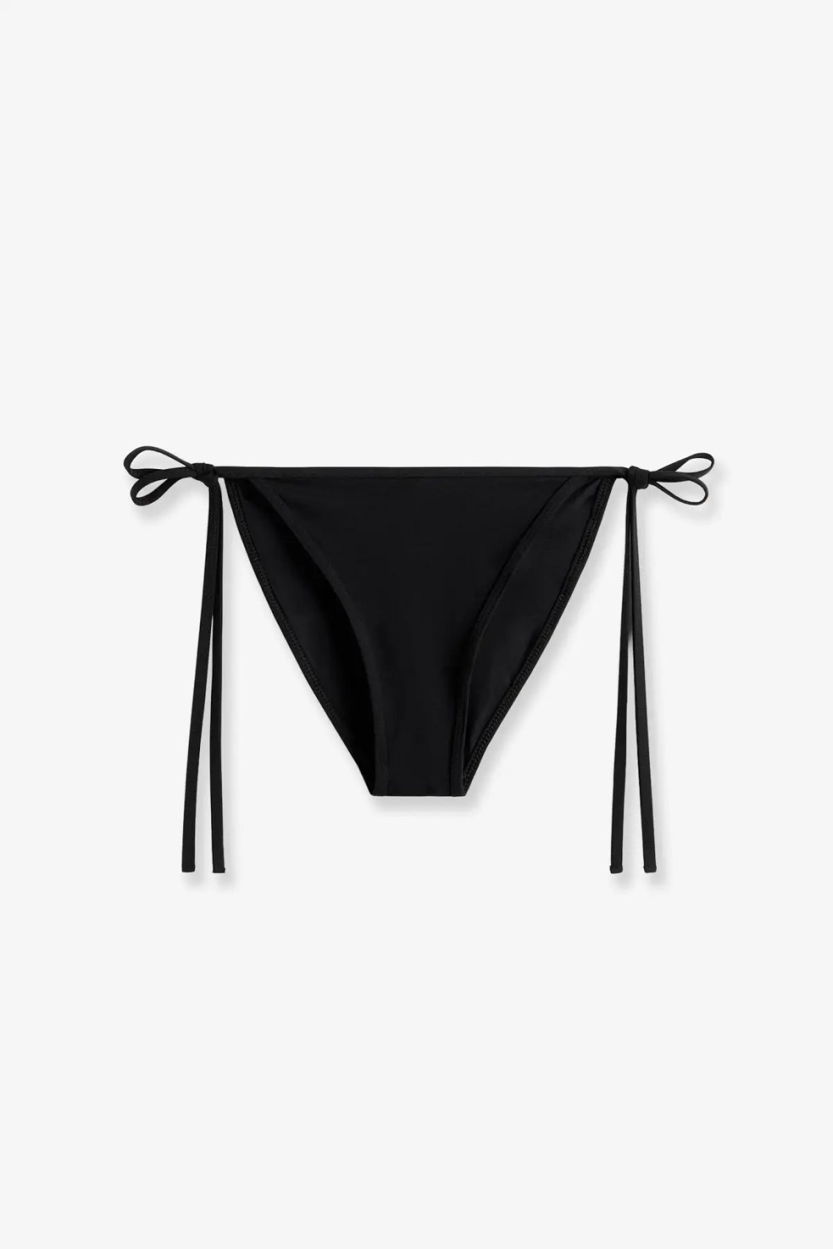 Toteme Women's Scoop Nylon Bikini Bottom Black