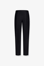 Toteme Women's Slim Evening Wool and Silk Trousers Black, view 2