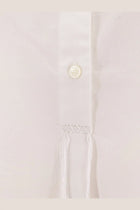 Toteme Women's Stand Collar Organic Cotton Shirt White, view 5