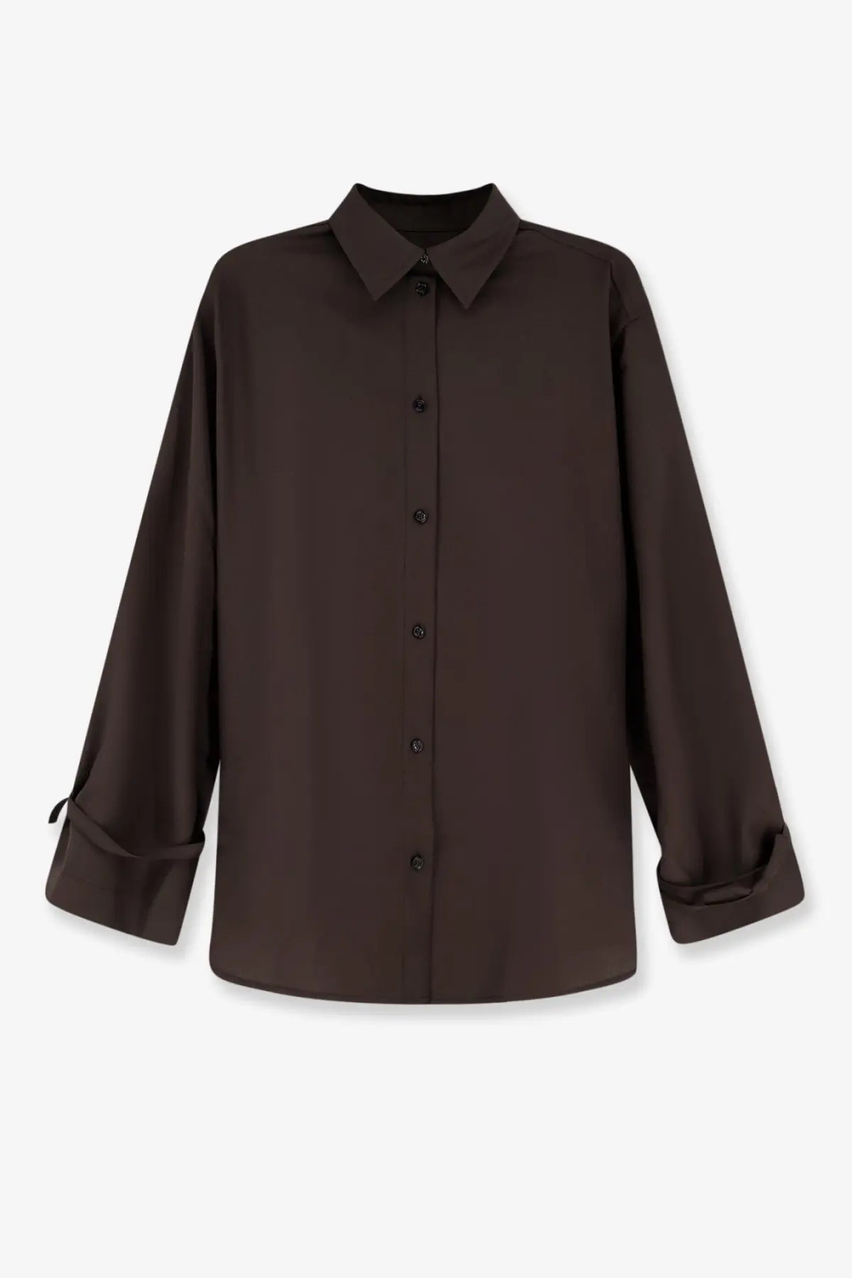 Toteme Women's Tie Cuff Wool Shirt Grey