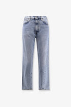 Toteme Women's Twisted Seam Organic Cotton Jeans Blue