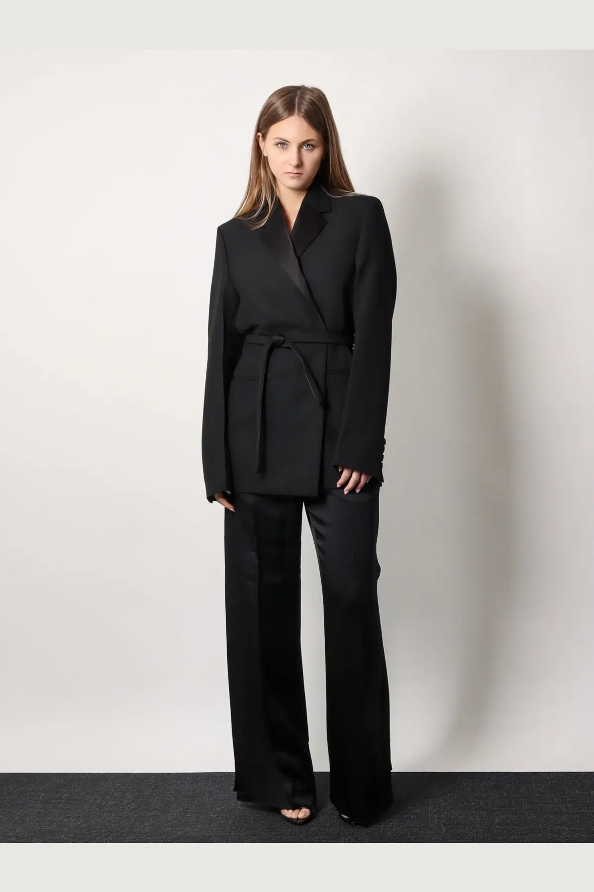 Toteme Women's Viscose Blend Trouser Black, view 2