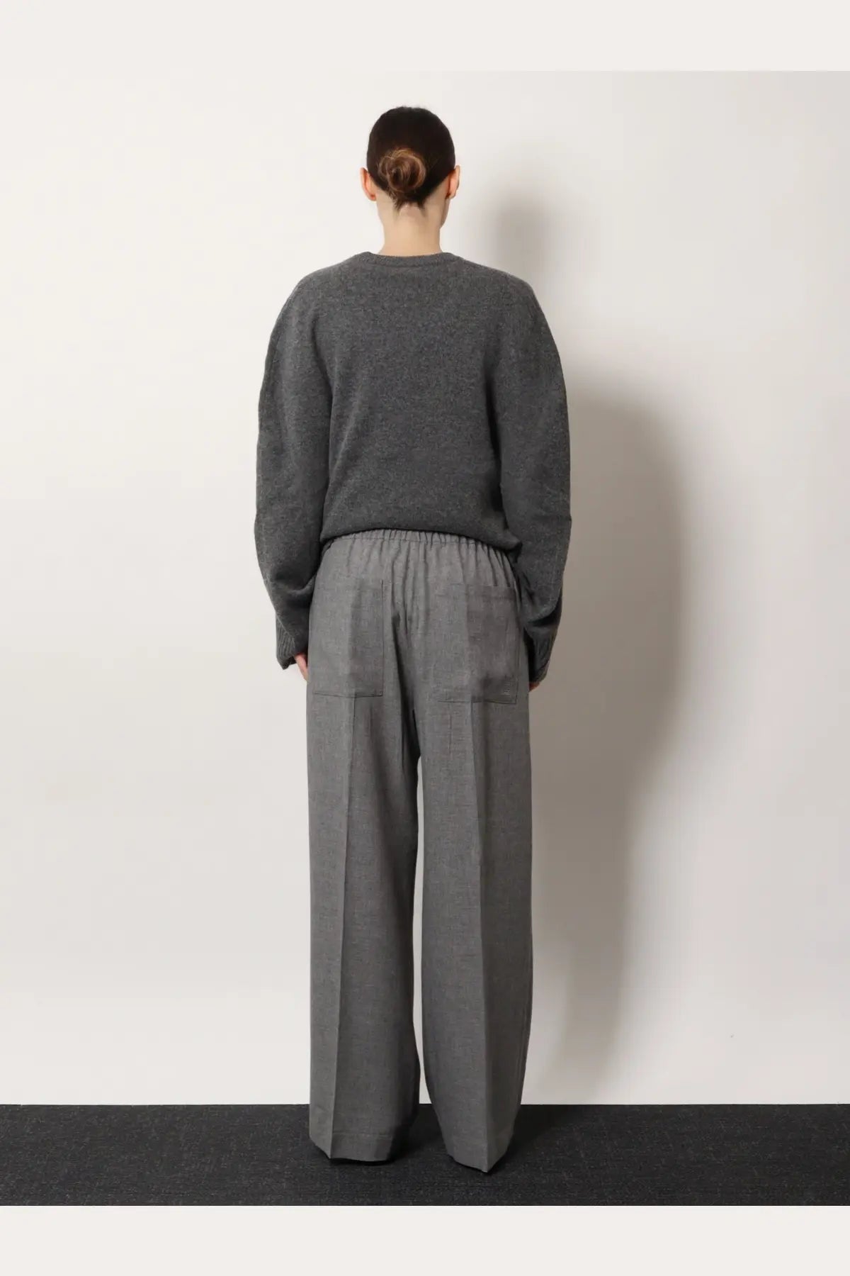 Toteme Women's Viscose Trousers Grey, view 3