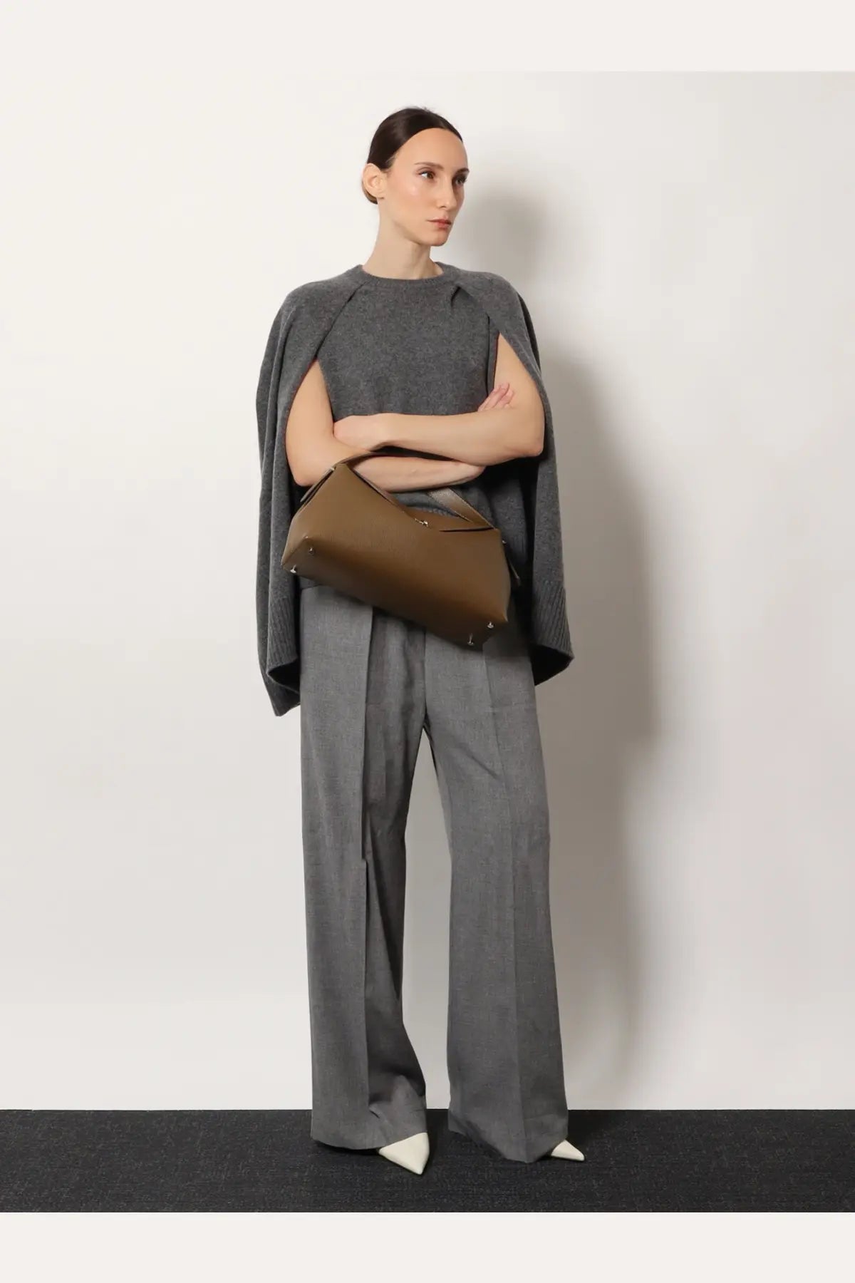 Toteme Women's Viscose Trousers Grey, view 2
