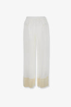 Toteme Women's Viscose Trousers White, view 2