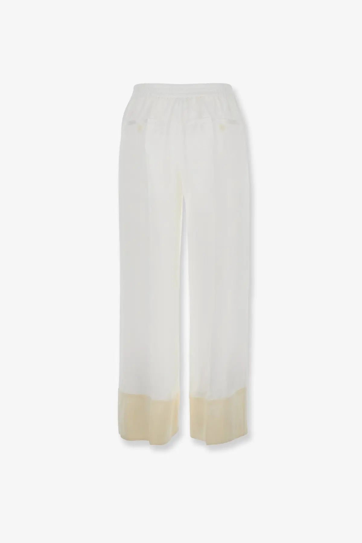 Toteme Women's Viscose Trousers White, view 2