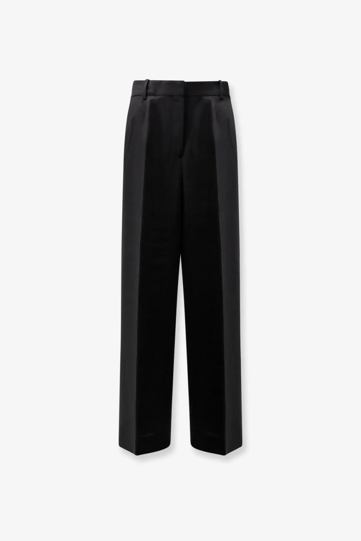 Toteme Women's Viscose and Wool Trousers Black