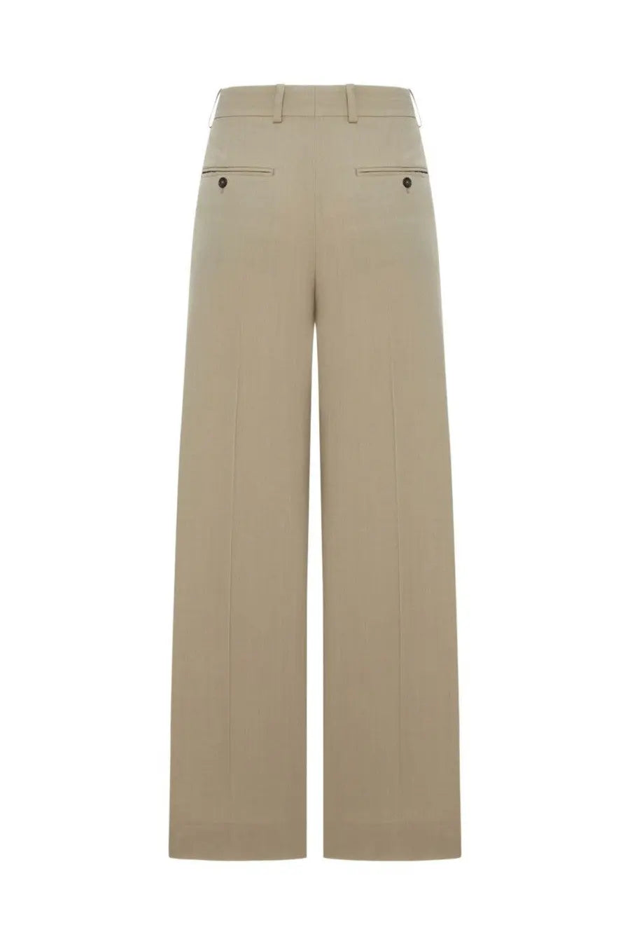 Toteme Women's Wool Blend Tailored Pants Beige, view 2