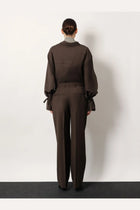 Toteme Women's Wool Trousers Grey, view 3