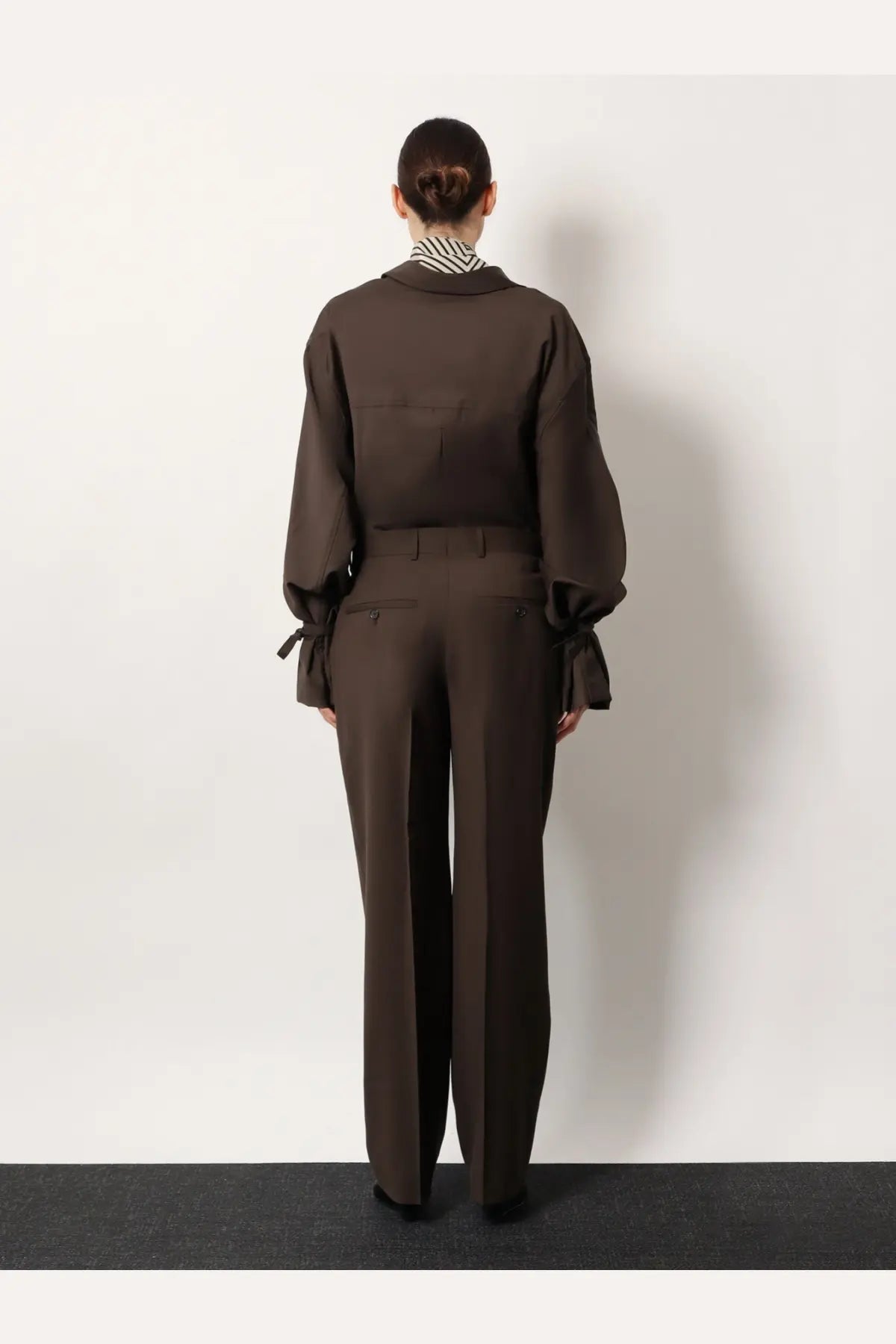 Toteme Women's Wool Trousers Grey, view 3