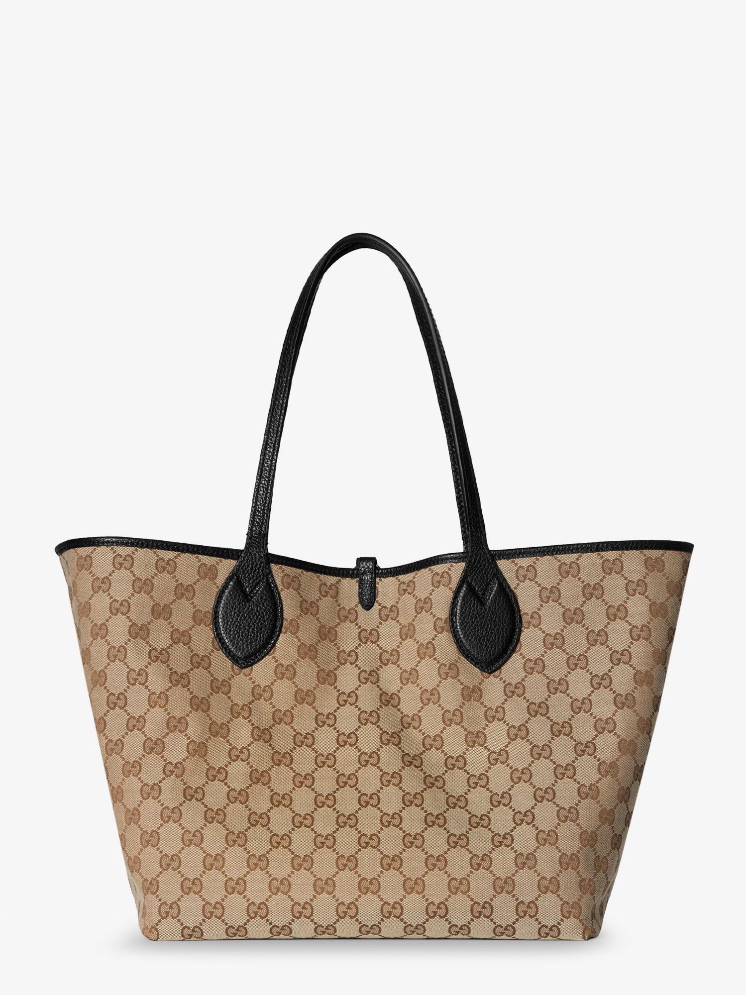 Gucci Women's Totissima Leather Shopping Bag Black