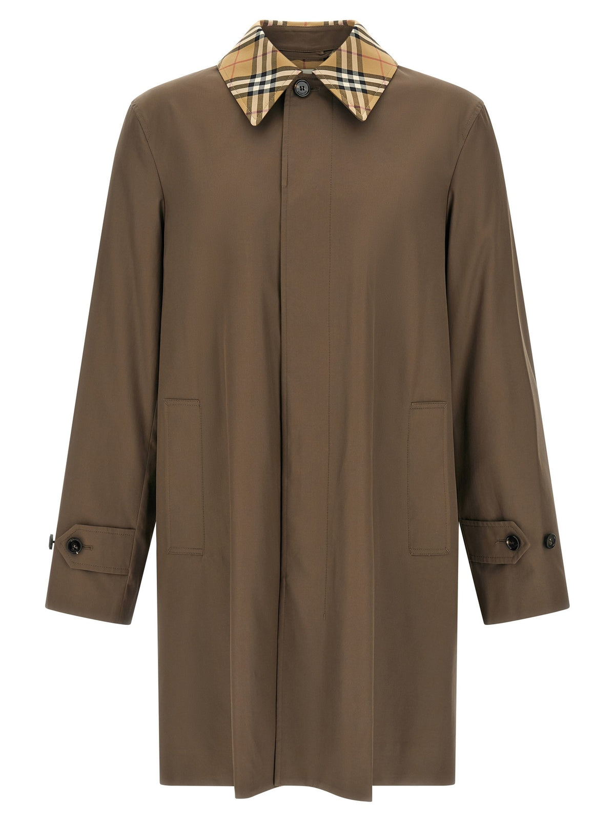 Burberry Tottenham Car Coat Brown