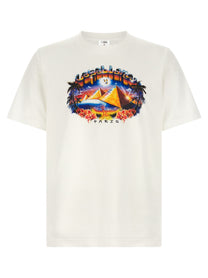 Casablanca Tourism Print Shirt White