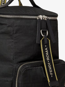 Fendi Men's Tourist Backpack in FF Superlight Technical Fabric Black, view 4