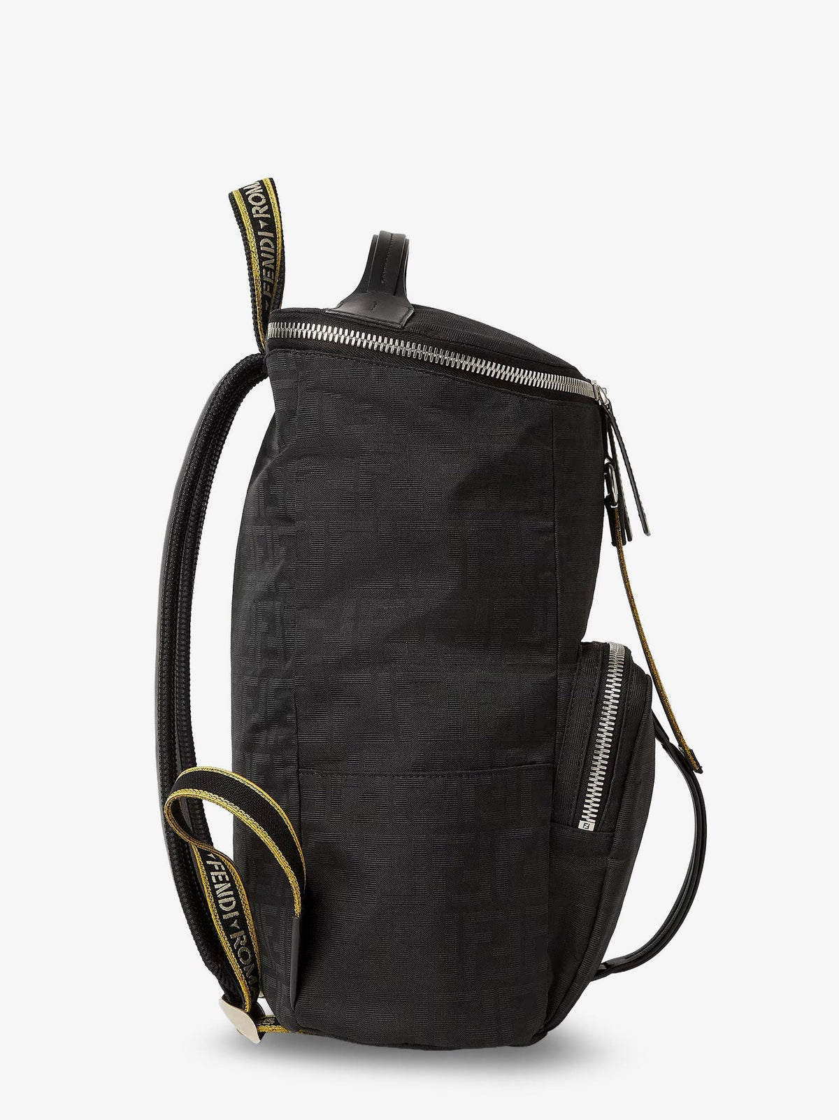 Fendi Men's Tourist Backpack in FF Superlight Technical Fabric Black, view 3