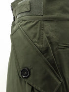 The Frankie Shop Women's Tova Cargo Cotton Trousers Green, view 5